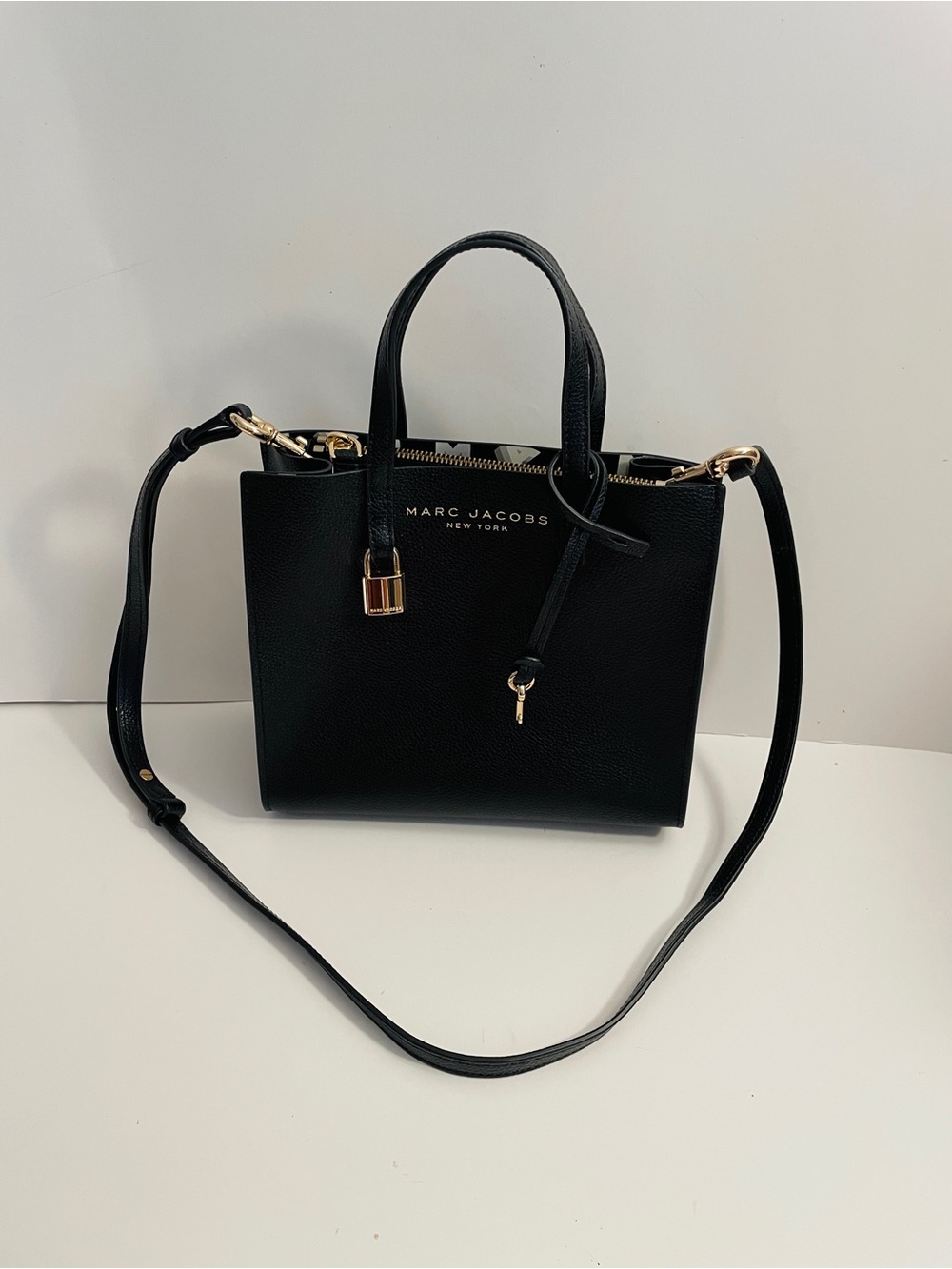 Marc Jacobs Black Mini Grind Tote Bag